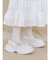 frill mary jane metal sneakers