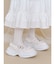 frill mary jane metal sneakers