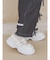 frill mary jane metal sneakers