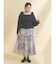 靴下屋×merry jenny petit flowerレースアップソックス