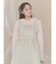 apron jacquardワンピース
