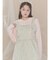 apron jacquardワンピース