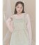 apron jacquardワンピース