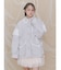lace militaryジャケット