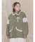 lace militaryジャケット