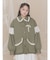 lace militaryジャケット