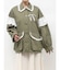 lace militaryジャケット