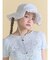 frill nylon hat