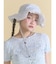 frill nylon hat