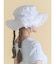frill nylon hat