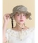 frill nylon hat