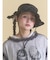 frill nylon hat
