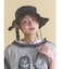 frill nylon hat