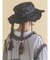 frill nylon hat