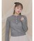 floral pointelle knit