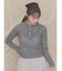 floral pointelle knit