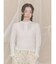 floral pointelle knit