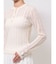 floral pointelle knit