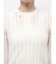 floral pointelle knit