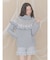 bear yoke knit tops