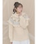 bear yoke knit tops