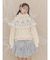 bear yoke knit tops