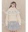 bear yoke knit tops