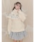 bear yoke knit tops