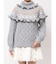 bear yoke knit tops