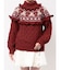 bear yoke knit tops