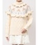 bear yoke knit tops