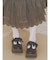 ribbon tstrap shoes