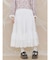 lace ribbonギャザースカート