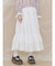 lace ribbonギャザースカート