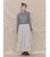 lace ribbonギャザースカート