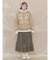 lace ribbonギャザースカート