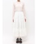 lace ribbonギャザースカート