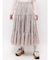 lace ribbonギャザースカート