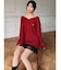 【Ghana】ケーブルルーズニットチュニック