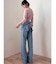 バックリボンデニムパンツ