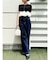 バックリボンデニムパンツ