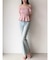 ラインストーンデニムパンツ