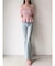 ラインストーンデニムパンツ