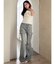 カットアウトリボンデニムパンツ【完売カラーは品番：1526324356で販売中】