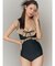 【swimwear】フリルデザインワンピース