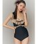 【swimwear】フリルデザインワンピース