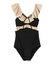 【swimwear】フリルデザインワンピース