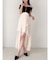 シフォンドッキングオフショルワンピース