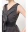 チュールレイヤードフレアワンピース