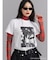 【JANIS】Distressed photo print t-shirts【コラボ】